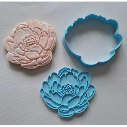 Peony Cutter and Embosser Stamp Set 