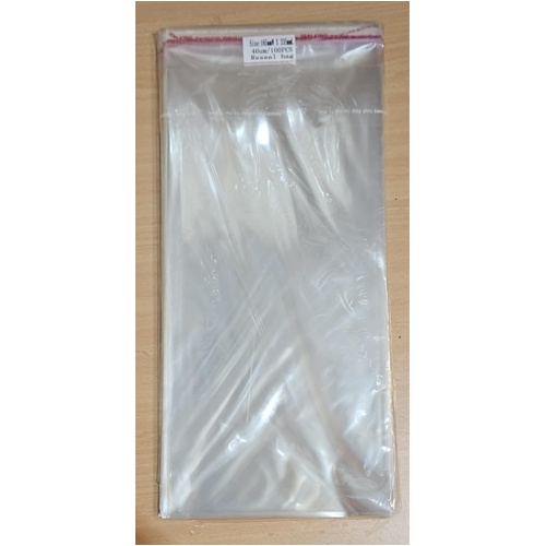 Polypropylene Bags End Seal - 165 x 335mm - 100 p/pack