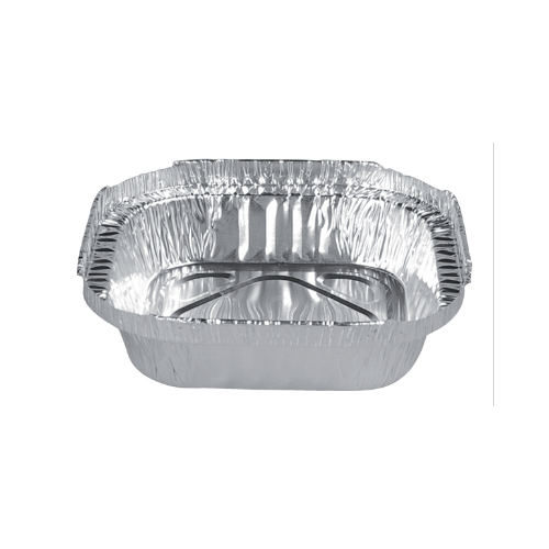 340ml Foil Square Containers Deep -100/Sleeve
