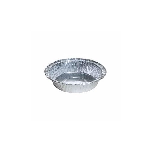 Foil Small Round Pie Tin (Shallow) 83mmx28mm - Sleeve of 50