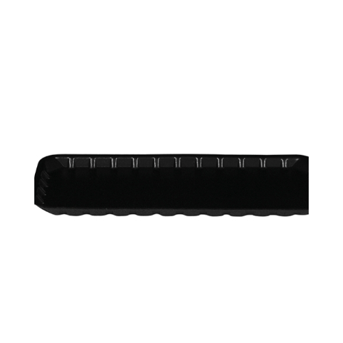 Foam Trays Black 11 x 5" -100/Sleeve