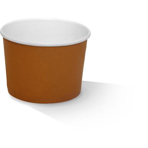 PLA paper brown bowl 16oz sleeve of 25 (20)