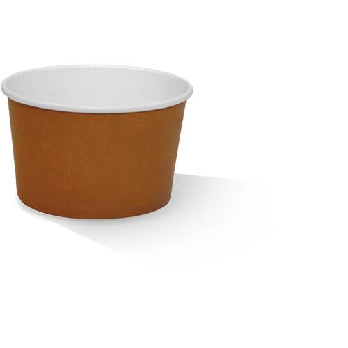 PLA paper brown bowl 8oz sleeve of 50 (20)
