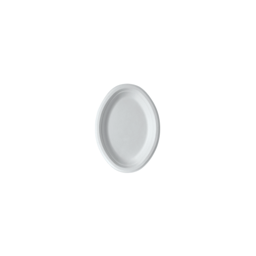 Oval Plates Sugarcane 10x7 inch - 50/Sleeve (10)
