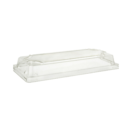 LIDS PET Lid for Bamboo Pulp Sushi Tray Long - 50/Sleeve (12)