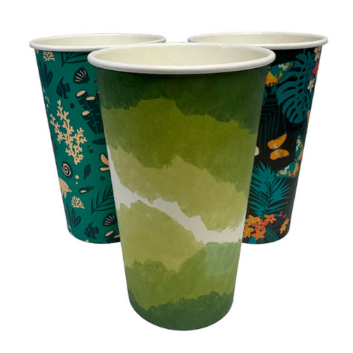 16 Oz Single Wall Cup (Art Print) sleeve 50 (20)
