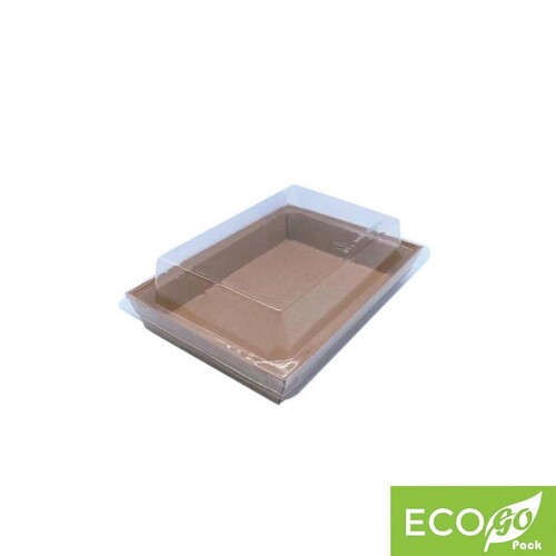 Double Wall Kraft Tray Base #s1 - 123*110*47mm - 50psc/sl