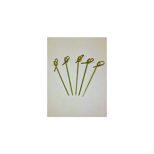 Bamboo Knotted Skewer Pick 100mm-250/pack