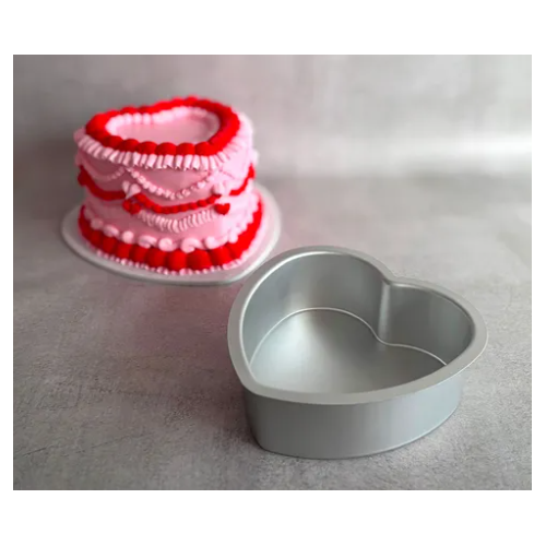 Heart Shape Cake Tin - Various sizes [Size: 6 Inch]