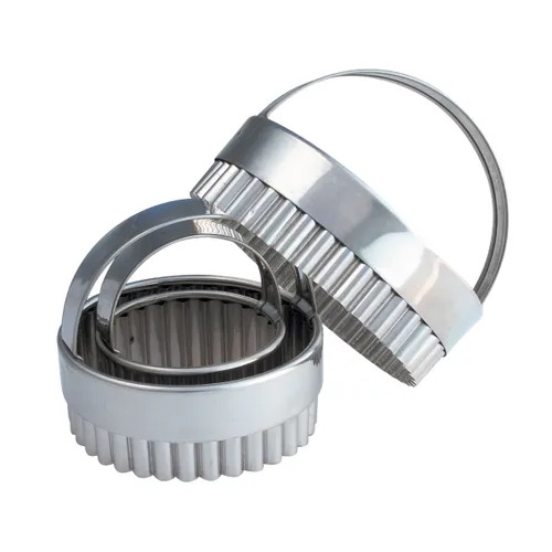 Circle Crinkle Cutter Set of 3 Stainless Steel