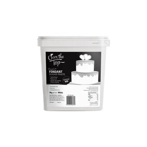White Fondant Sugar Paste - 5 Kg Bucket 