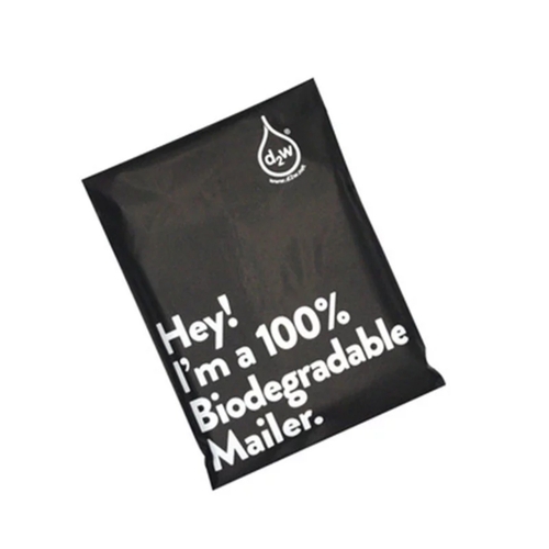 Medium Compostable Mailer Bag 25x33x4 cm black