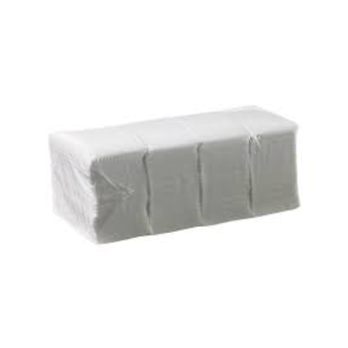 1Ply White M-Fold Lunch Napkin - Pack of 500 (6)