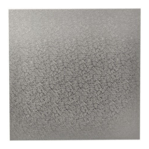 12 Inch Silver MDF Cake Board Square 6mm - each