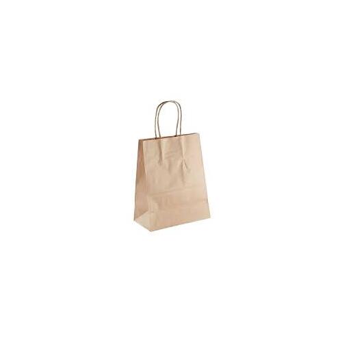 Paper Gift Bag #6 Medium -Brown - 150w x 198h x 81L ( approx. size)- 25 P/SL