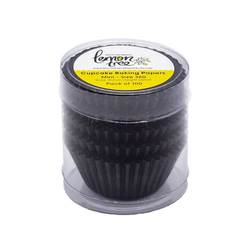 Mini Patty Pan Black #360  - 100 pack