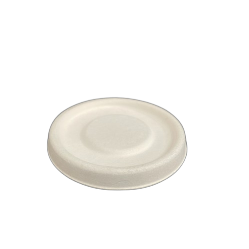 2oz Sugarcane Lid for Sauce Cup - 100/Sleeve (20 per carton)