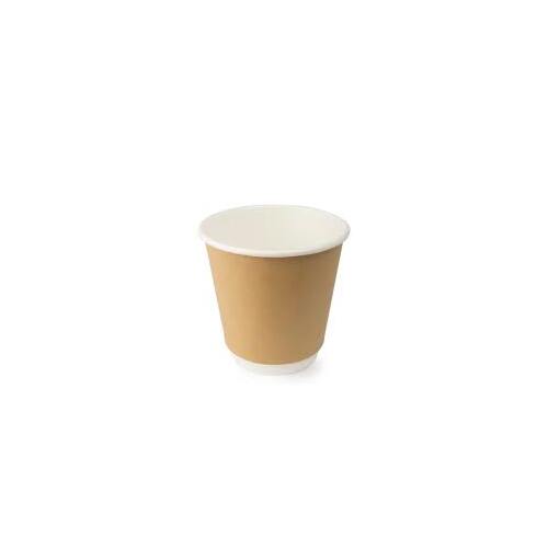 Double Walled Kraft 8oz Cup  - Sleeve of 25