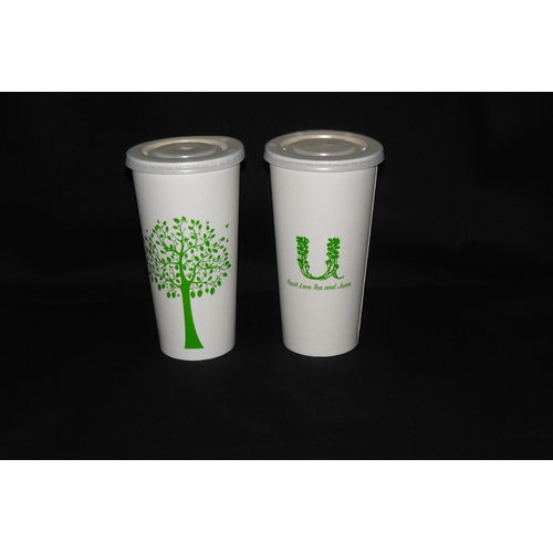 22 Oz Milk Shake Cup Printed Double Lined - Sleeve of 50