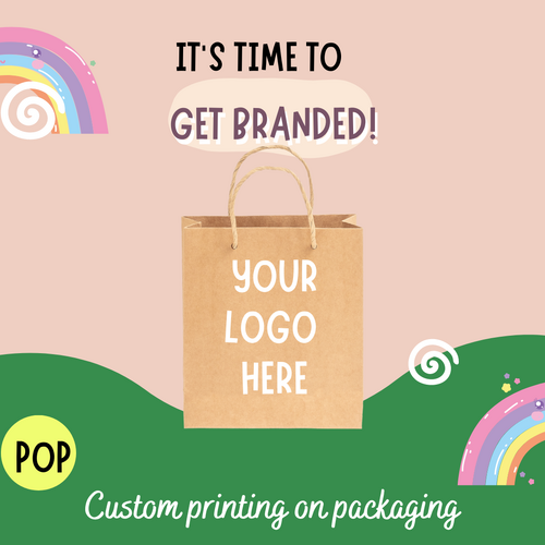 Custom Printing on Bags with handles 