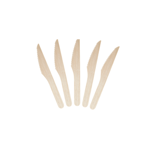 Wooden Knives 165 mm - 100/Sleeve