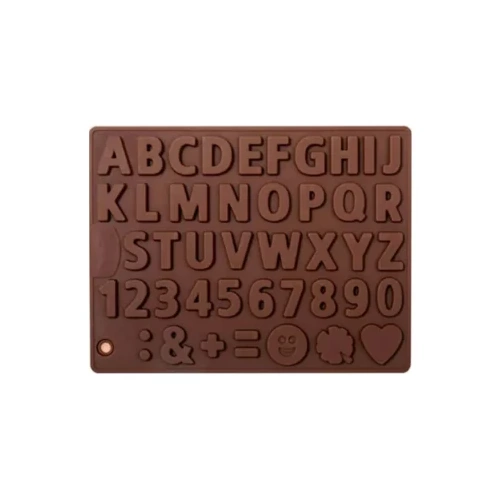 Alphabet and Numbers Silicone Mould (Upper case)