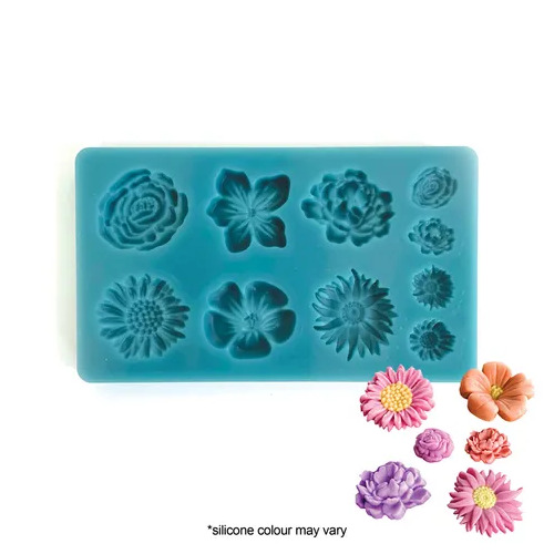 Assorted Flowers Silicone Mould