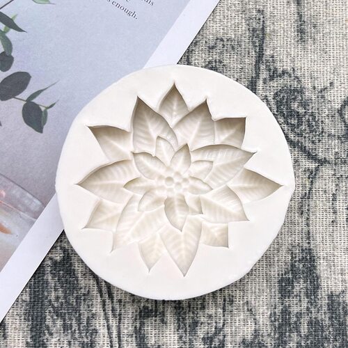 Poinsettia Flower Silicone Mould