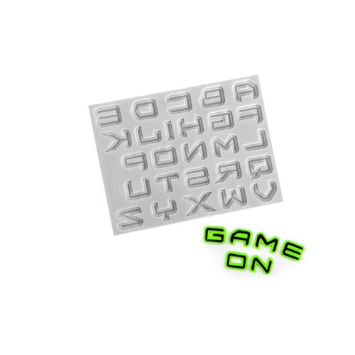 Alphabet Silicone Mould - Science Upper Case Letters