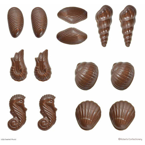 3D Sea Shells  Mould with Recipe Card