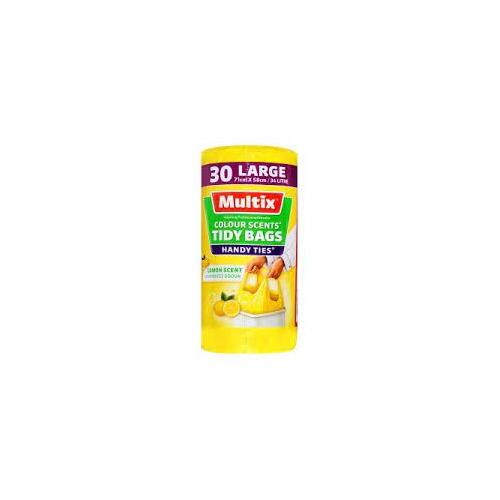 Kitchen Tidy (lemon Scent ) Large Bin Bags 30 per roll