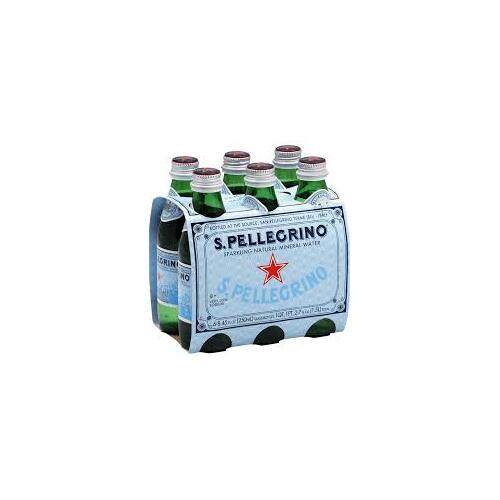 PELLEGRINO SPARKLING NATURAL MINERAL WATER 6X250ML