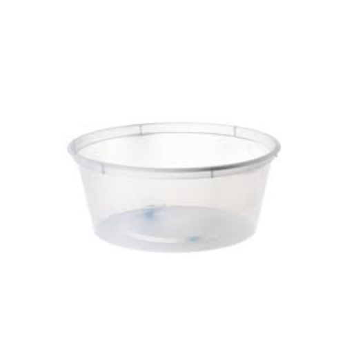 Round Plastic Containers 440 ml  - 50/Sleeve