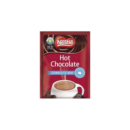 Hot Chocolate Complete Mix Sachets - 100 x 25g - ctn