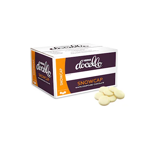 White Chocolate Snow Cap Buttons - 5kg bulk box