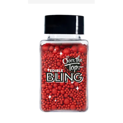 Red Sprinkles Medley Mix 65g (Gluten Free)