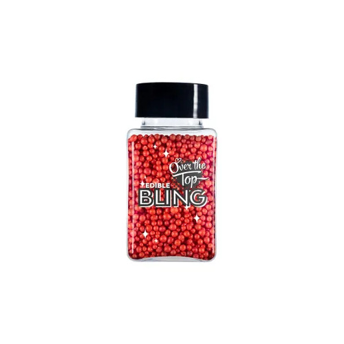 Edible Bling Sprinkles Red  60g