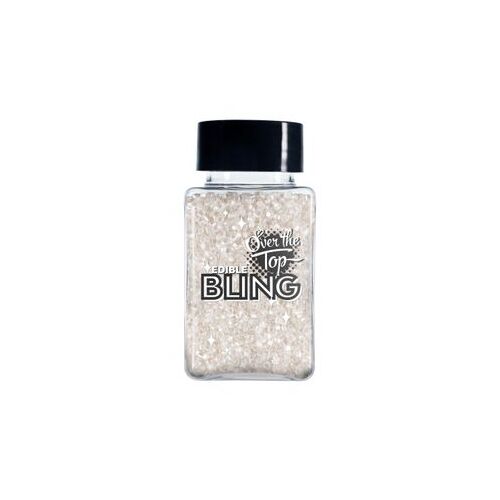 Edible Bling Sanding Sugar Pearl White 80g