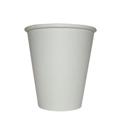 8 Oz Single wall White Coffee Cup - 8oz -Sleeve of 50