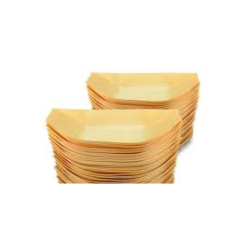 Oval Boat Pine Wood Small 115*75mm  100/Pack