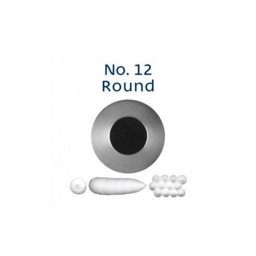 #12 Round Standard Stainless Steel Piping Tip 