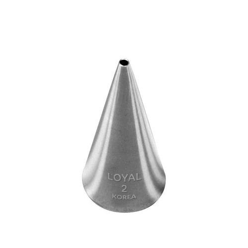 No 2 Round Stainless Steel Piping Tip