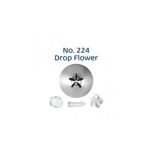 No 224 Drop Flower Piping Tip Stainless Steel