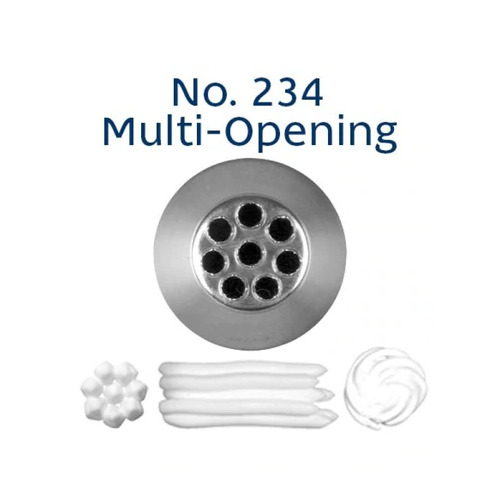 No 236 Multi Opening Mont Blanc Piping Tip Stainless Steel