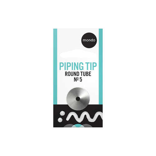  5 Round Piping Tip SS