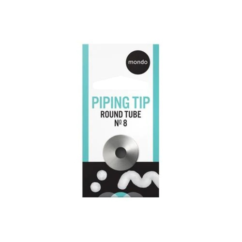 No 8 Round Standard Stainless Steel Piping Tip