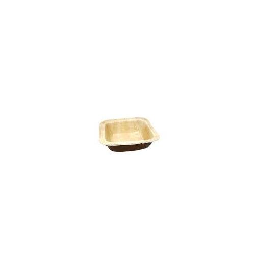 Palm leaf Dip Plate Square 75mmx75mm -25/Sleeve
