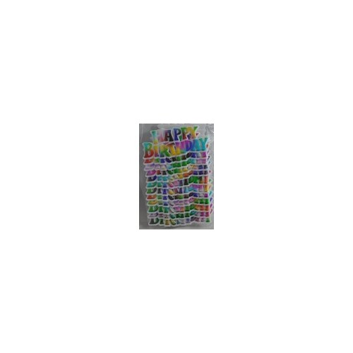 Happy Birthday Rainbow Plaque - Each