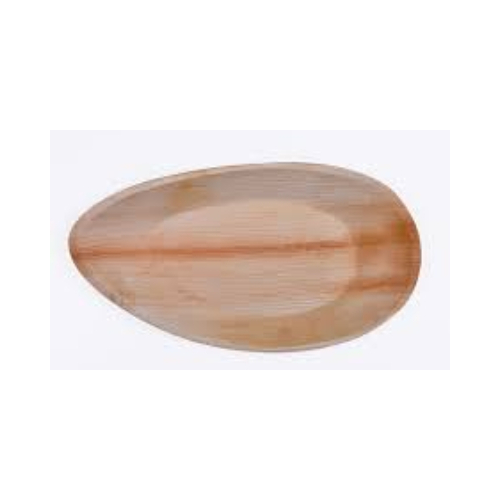 Palm leaf Tear Shape Platter 12" -25 per pack