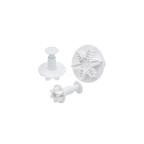 Snowflake Plunger Cutter  - set of 3